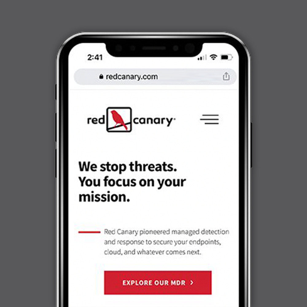 Red Canary Mobile Site Redesign